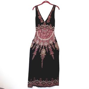 Angie Patterned Maxi Dress